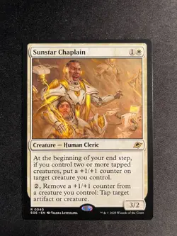 MTG Sunstar Chaplain, NM-Mint, (EOE #0040) Regular - Image 1