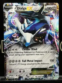 Dialga EX 62/119 Phantom Forces XY Ultra Rare Holo Pokemon Card LP - Image 3