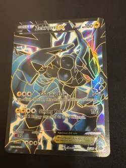 Pokemon Zekrom EX Full Art Ultra Rare Holo Card 97/99 BW Next Destinies NM USA - Image 1