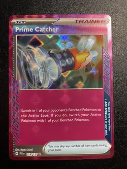 Prime Catcher 119/131 Prismatic Evolutions Ace Spec Holo NM Pokemon Card 2025 - Image 1