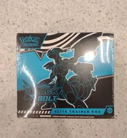 Pokemon TCG Black Bolt Regular Elite Trainer Box ETB In Hand Sealed Mint Cards - Image 1