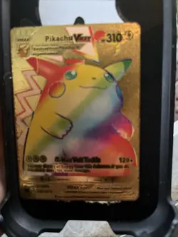 POKEMON Gold Pikachu VMAX HP 310 G-Max Volt Tackle 120+ 044/185 - Image 1