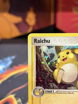 Raichu 12/108 Power Keepers Holo Vintage Pokemon TCG MP - Image 3