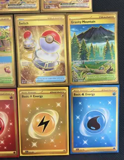 Pokemon TCG Gold Hyper Rare Lot of 11 Cards - Scarlet & Violet, Sword & Shield - Image 4