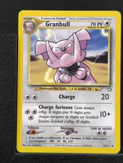 Carte Pokemon Granbull 37/111 Unlimited Ed 2 Neo Genesis Wizards 5 - Image 2