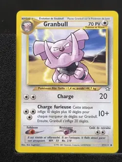 Carte Pokemon Granbull 37/111 Unlimited Ed 2 Neo Genesis Wizards 4 - Image 2