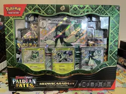 Pokemon Paldean Fates Exclusive Meowscarada EX Premium Collection FACTORY SEALED - Image 5