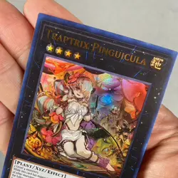Yugioh! Traptrix Pinguicula - SDBT-EN042 - Ultra Rare - 1st Edition Near Mint, E - Image 2