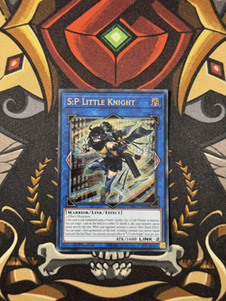 YUGIOH S:P LITTLE KNIGHT SECRET RARE 1ST EDITION NEAR MINT RA03-EN049 - Image 1