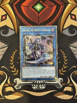 YUGIOH GALATEA, THE ORCUST AUTOMATON PLATINUM SECRET RARE NEAR MINT RA03-EN044 - Image 1