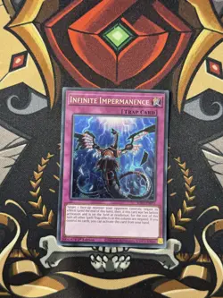 YUGIOH INFINITE IMPERMANENCE SECRET RARE 1ST EDITION NEAR MINT RA01-EN075 - Image 1