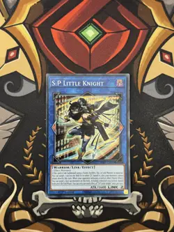 YUGIOH S:P LITTLE KNIGHT SUPER RARE 1ST EDITION NEAR MINT RA03-EN049 - Image 1