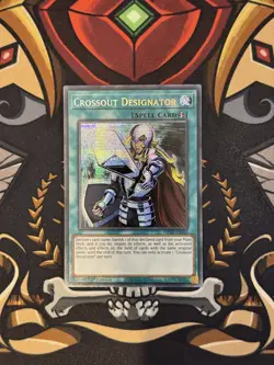 YUGIOH CROSSOUT DESIGNATOR PRISMATIC SECRET RARE 1ST ED NEAR MINT MP22-EN265 - Image 1