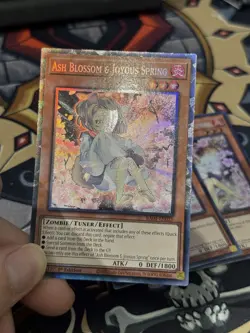 YUGIOH ASH BLOSSOM & JOYOUS SPRING COLLECTOR'S RARE NM 3X PLAYSET RA04-EN025 - Image 2