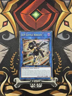 YUGIOH S:P LITTLE KNIGHT ULTRA RARE 1ST EDITION NEAR MINT RA03-EN049 - Image 1