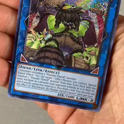 Yugioh Blackbeard, the Plunder Patroll Captain BLCR-EN094 Secret Rare NM - Image 3