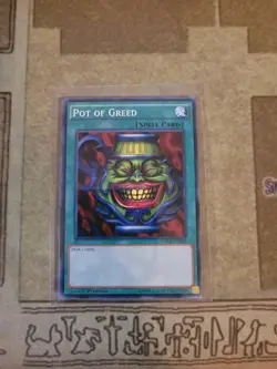 YUGIOH POT OF GREED YGLD-ENB26 COMMON 1ST ED NM 1996 - Image 1