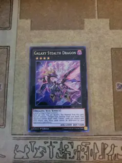 YUGIOH GALAXY STEALTH DRAGON DRL3-EN030 SECRET 1ST ED NM - Image 1