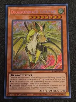 Yugioh! Dragonmaid Lorpar RA03-EN022 Secret Rare NM/M Quarter Century Bonanza - Image 1