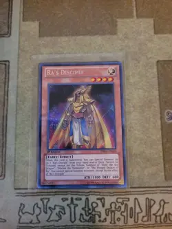 YUGIOH RA'S DISCIPLE DRLG-EN024 SECRET 1ST ED NM - Image 1