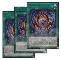 Yugioh - Nekroz Mirror x 3 - 1st Edition Ultra Rare NM - Free Holo Card - Image 1