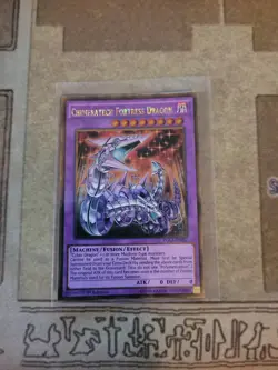 YUGIOH CHIMERATECH FORTRESS DRAGON PGL3-EN057 GOLD 1ST ED NM - Image 1