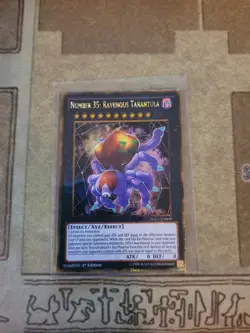YUGIOH NUMBER 35: RAVENOUS TARANTULA PGL3-EN009 GOLD SECRET 1ST ED NM - Image 1