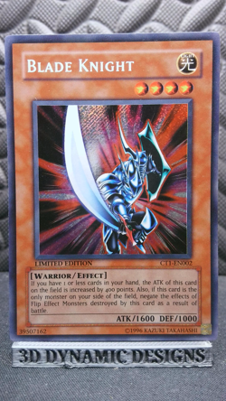 | Yugioh Blade Knight CT1-EN002 Secret Rare 2004 Collectors Tin NM/VLP 🔥 | - Image 1