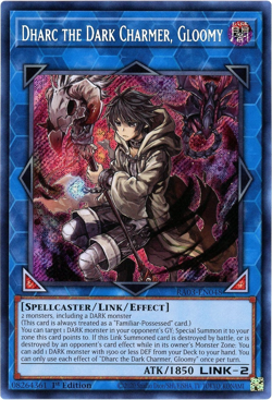Yugioh! Dharc the Dark Charmer, Gloomy RA03-EN048 Secret Rare NM/M English - Image 1