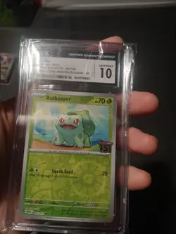 Bulbasaur 001/165 Pokemon TCG Scarlet & Violet 151 Best Buy Stamped Promo Sealed - Image 1