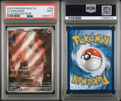 Pokemon TCG Charmander Holo Card Illustration Rare SV151 Card 168/165 - Image 3