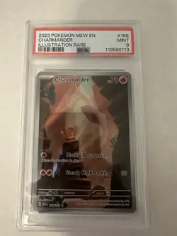 Pokemon TCG Charmander Holo Card Illustration Rare SV151 Card 168/165 - Image 4