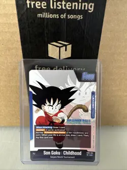 Son Goku : Childhood FB06-025 Gold Leader Dragon Ball Super card manga booster - Image 2
