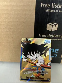Son Goku : Childhood FB06-025 Gold Leader Dragon Ball Super card manga booster - Image 3