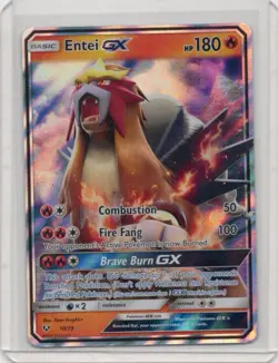 Pokemon Card - Entei GX - 10/73 - Shining Legends - 2017 - Image 1