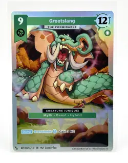 MetaZoo Grootslang Super Rare Holo Card Base Set (2025) MZ1 082/214 - Image 1