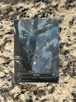 Forest (371) (Borderless) - GALAXY FOIL - [Edge of Eternities] MTG 🌳 - Image 1
