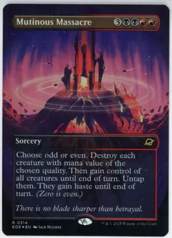 Mutinous Massacre Borderless Foil Edge of Eternities MTG 314 EOE - Image 1