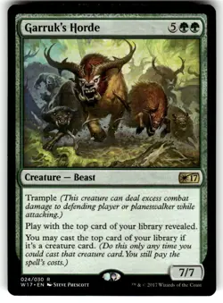 Garruk's Horde Welcome Deck 2017 Regular MTG - Image 1