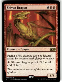 Shivan Dragon Welcome Deck 2017 Regular MTG - Image 1