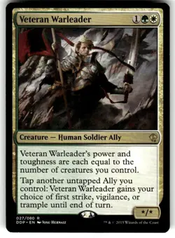 Veteran Warleader Battle for Zendikar Regular MTG - Image 1