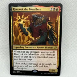 MTG - Kaervek the Merciless Time Spiral Remastered Regular NM Unplayed - Image 1