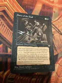 MTG Dance of the Dead Ice Age LP Vintage Old School Magic the Gathering - Image 3