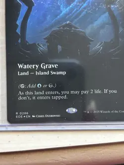 1x - Watery Grave - FOIL BORDERLESS #286 - Edge of Eternities - NM MTG - Image 5