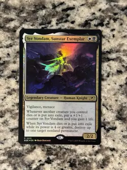 1x - Syr Vondam, Sunstar Exemplar - FOIL - Edge of Eternities - NM MTG - Image 1