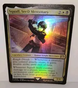 Squall, SeeD Mercenary #243 (Foil) (NM) Final Fantasy FIN Magic MTG - Image 1