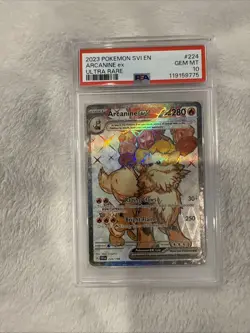 2023 POKEMON SVI EN-SCARLET & VIOLET ULTRA RARE #224 ARCANINE EX PSA 10 🔥 - Image 2