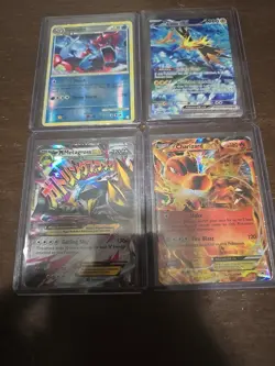 Pokemon TCG lot Heavy Play Damged lot of Zapdos Charizard Shiny Gyarados - Image 1