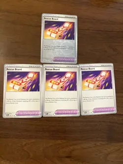 x4 Rescue Board 126/131 Prismatic Evolutions Pokemon TCG Playset NM/M 1x Reverse - Image 1