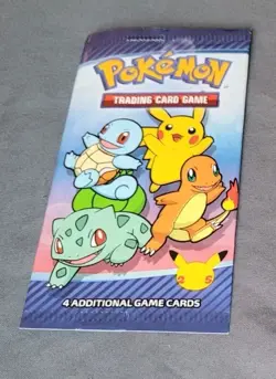 Pokemon 25th Anniversary 2021 McDonalds Happy Meal Promo Empty Pack NO CARDS NM - Image 2